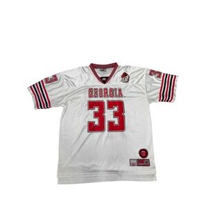 Vintage Colosseum Georgia Bulldogs Jersey Men's Size XXL White Football